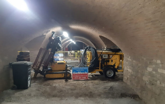 Underground GeMech piling project