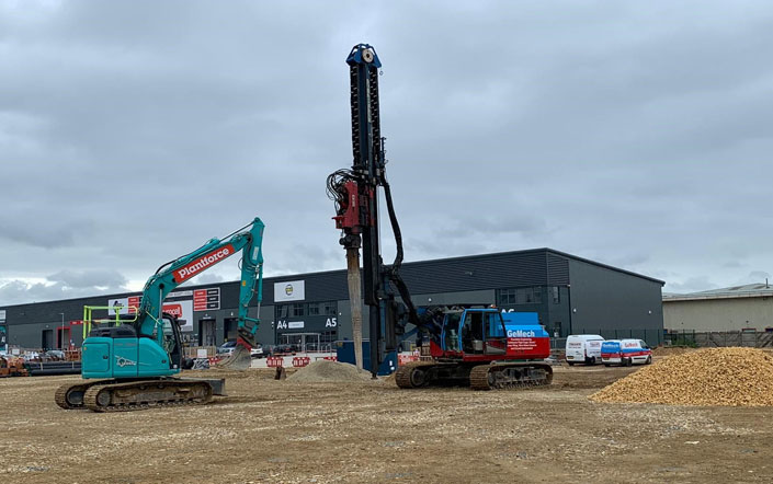 Large piling project