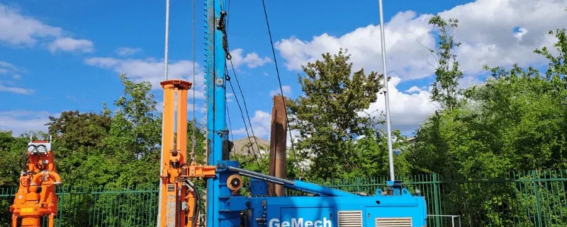 GeMech ground flattening machine